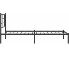 Lova Metalinis lovos rėmas su galvūgaliu, juodos spalvos, 107x203cm
