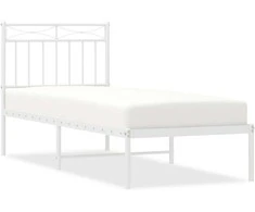 Lova Lovos rėmas be čiužinio, baltas, 75x190cm, metalas