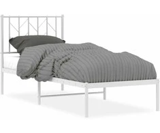 Lova Lovos rėmas be čiužinio, baltas, 75x190cm, metalas
