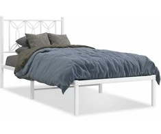 Lova Lovos rėmas be čiužinio, baltas, 75x190cm, metalas