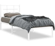 Lova Lovos rėmas be čiužinio, baltas, 75x190cm, metalas