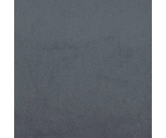 Osmanų lovos rėmas su čiužiniais, pilkas, 90x190cm, aksomas