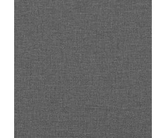 Osmanų lovos rėmas su čiužiniu, pilkas, 90x190cm, audinys