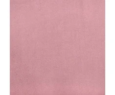 Osmanų lovos rėmas su čiužiniu, rožinis, 120x190 cm, aksomas