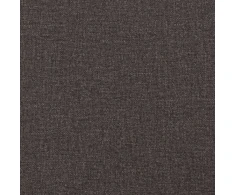 Osmanų lova su čiužiniu, rudas, 100x200cm, audinys