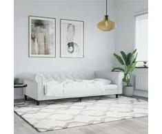 Lova Sofa, baltos spalvos, 100x200cm, dirbtinė oda