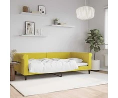 Lova Sofa, geltonos spalvos, 100x200cm, aksomas