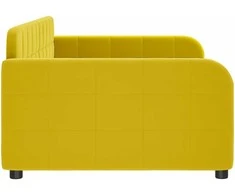Lova Sofa, geltonos spalvos, 100x200cm, aksomas