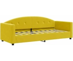 Lova Sofa, geltonos spalvos, 80x200cm, aksomas