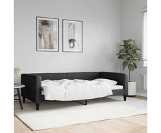Lova Sofa, juodos spalvos, 100x200cm, audinys
