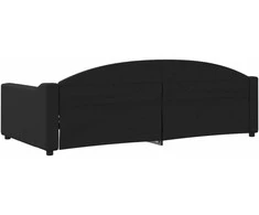 Lova Sofa, juodos spalvos, 100x200cm, audinys