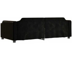 Lova Sofa, juodos spalvos, 100x200cm, audinys
