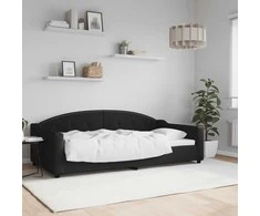 Lova Sofa, juodos spalvos, 100x200cm, audinys