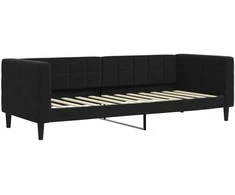Sofa, juodos spalvos, 80x200cm, aksomas