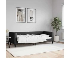 Lova Sofa, juodos spalvos, 80x200cm, audinys