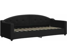 Sofa, juodos spalvos, 80x200cm, audinys