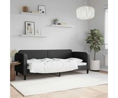 Lova Sofa, juodos spalvos, 80x200cm, audinys