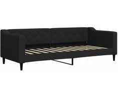 Lova Sofa, juodos spalvos, 80x200cm, audinys