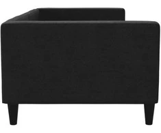 Lova Sofa, juodos spalvos, 90x200cm, audinys