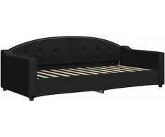 Lova Sofa, juodos spalvos, 90x200cm, audinys