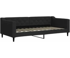 Lova Sofa, juodos spalvos, 90x200cm, audinys