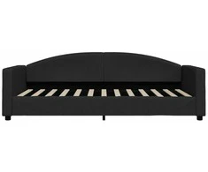 Lova Sofa, juodos spalvos, 90x200cm, audinys