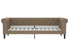 Lova Sofa, kapučino spalvos, 80x200cm, dirbtinė oda