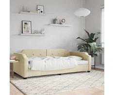 Lova Sofa, kreminės spalvos, 100x200cm, audinys