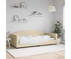Lova Sofa, kreminės spalvos, 100x200cm, audinys