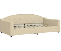 Lova Sofa, kreminės spalvos, 100x200cm, audinys