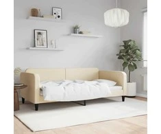 Lova Sofa, kreminės spalvos, 100x200cm, audinys