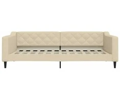 Sofa, kreminės spalvos, 100x200cm, audinys