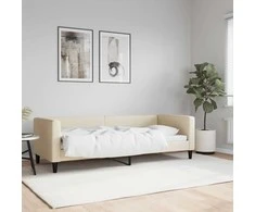 Lova Sofa, kreminės spalvos, 80x200cm, audinys