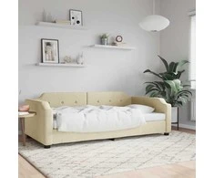Lova Sofa, kreminės spalvos, 80x200cm, audinys