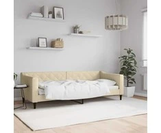 Lova Sofa, kreminės spalvos, 80x200cm, audinys