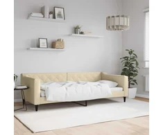 Lova Sofa, kreminės spalvos, 90x200cm, audinys