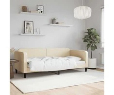 Lova Sofa, kreminės spalvos, 90x200cm, audinys