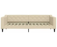 Lova Sofa, kreminės spalvos, 90x200cm, audinys