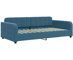 Lova Sofa, mėlynos spalvos, 100x200cm, aksomas