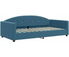Sofa, mėlynos spalvos, 100x200cm, aksomas
