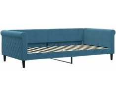 Lova Sofa, mėlynos spalvos, 100x200cm, aksomas