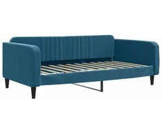Sofa, mėlynos spalvos, 100x200cm, aksomas
