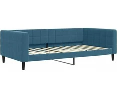 Sofa, mėlynos spalvos, 100x200cm, aksomas