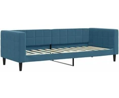 Sofa, mėlynos spalvos, 80x200cm, aksomas