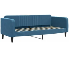 Lova Sofa, mėlynos spalvos, 80x200cm, aksomas