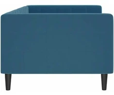 Sofa, mėlynos spalvos, 90x200cm, aksomas