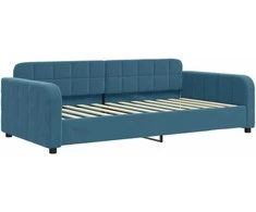 Lova Sofa, mėlynos spalvos, 90x200cm, aksomas