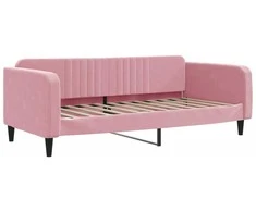 Lova Sofa, rožinės spalvos, 100x200cm, aksomas