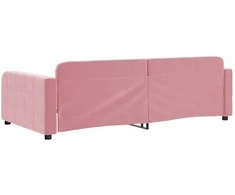 Lova Sofa, rožinės spalvos, 100x200cm, aksomas