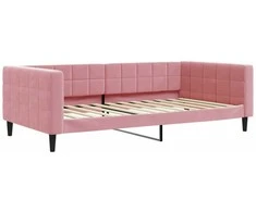 Lova Sofa, rožinės spalvos, 100x200cm, aksomas